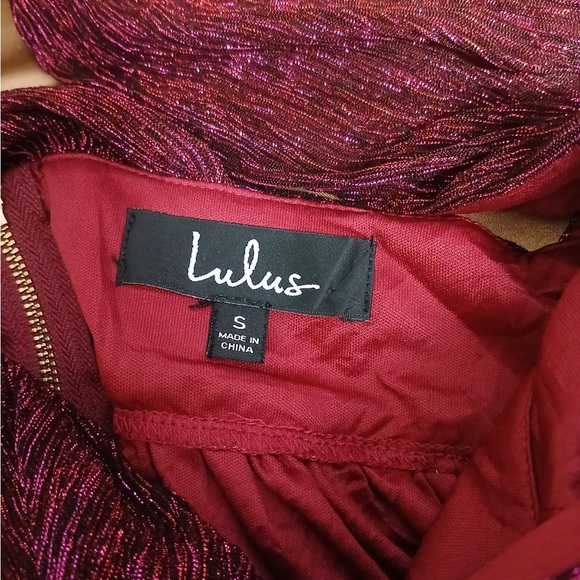 Lulu's Burgundy Backless Dress - Picture 4 of 13